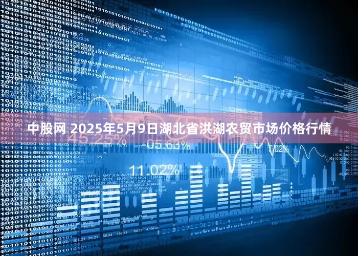 中股网 2025年5月9日湖北省洪湖农贸市场价格行情