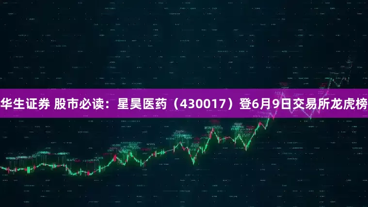 华生证券 股市必读：星昊医药（430017）登6月9日交易所龙虎榜