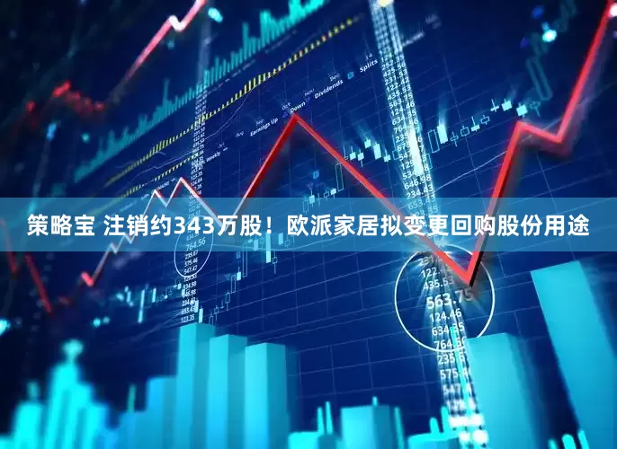 策略宝 注销约343万股！欧派家居拟变更回购股份用途